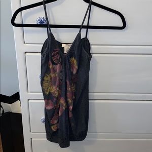 Floral pattern tank top